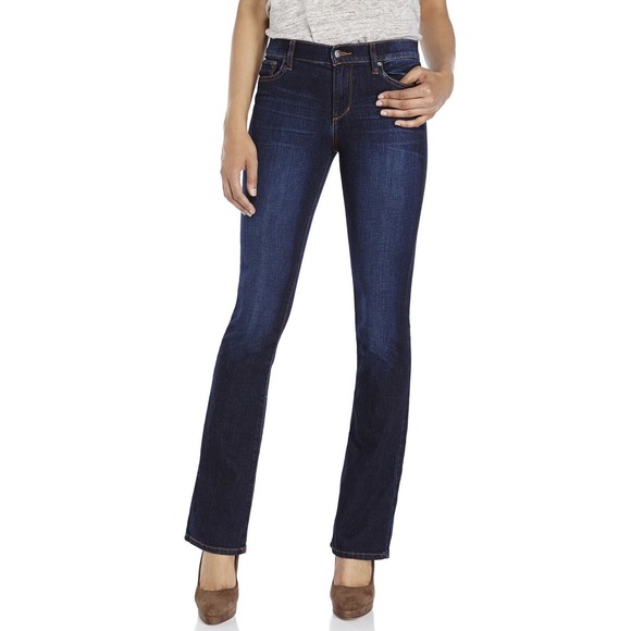Joe's Stretch Bootcut Jeans Whiskered Denim Pants Giselle TLO2XX5410 25 Nwt $189 - Picture 1 of 2